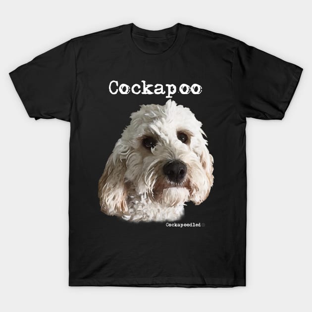 Champagne Blonde Cockapoo / Spoodle and Doodle Dogs T-Shirt by WoofnDoodle 